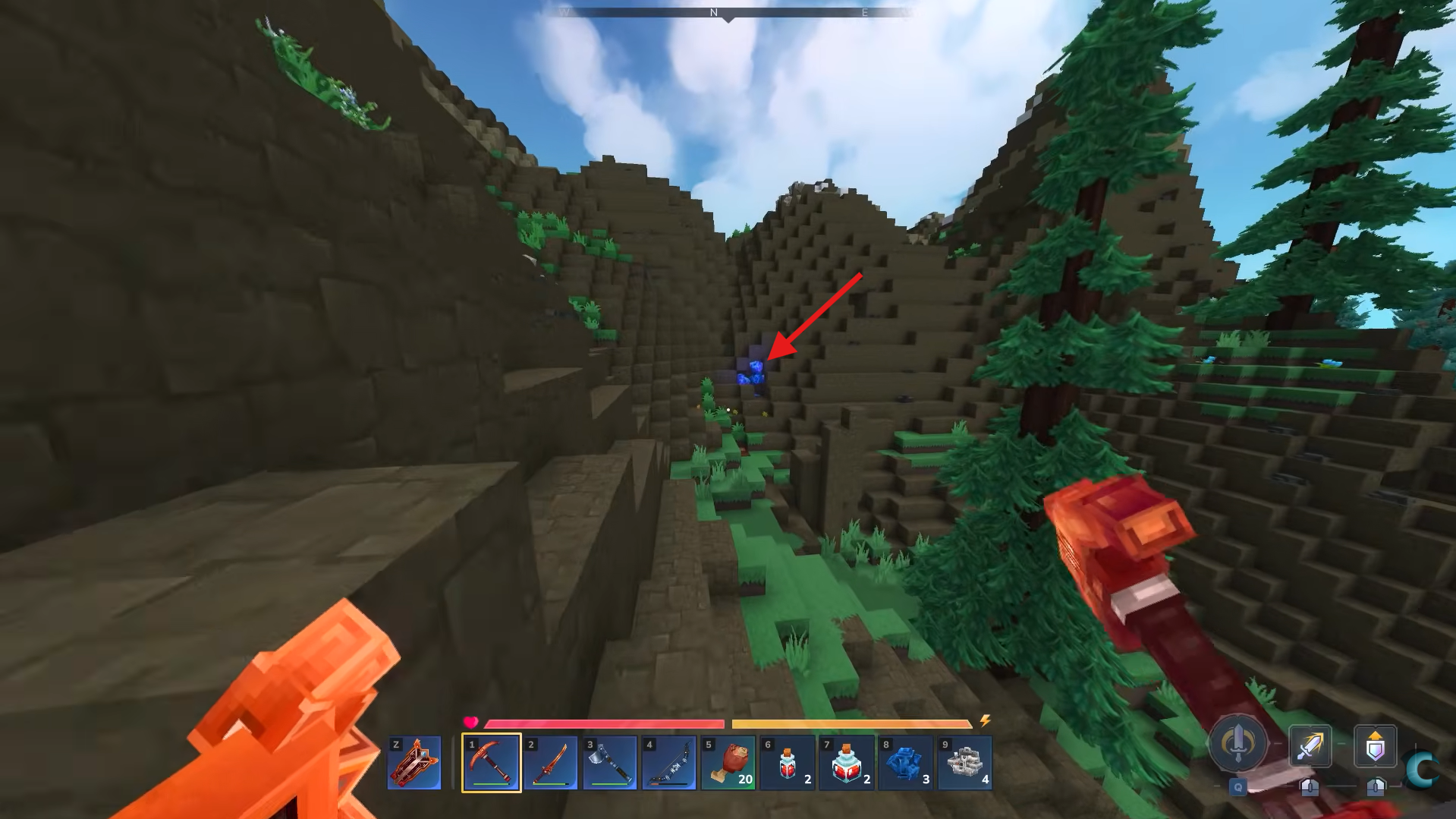 Sapphire location in Hytale. Image credits: Hypixel Studios / YouTube: ConCon