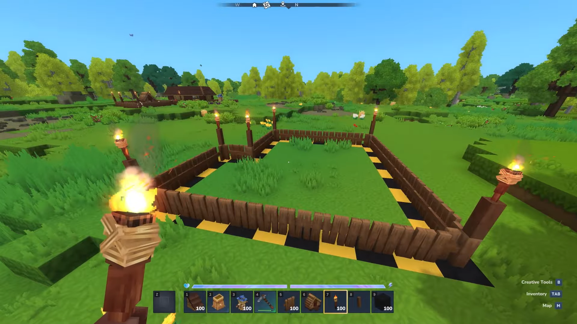 Set up the pen. Image credits: Hypixel Studios / YouTube: Kweebyte