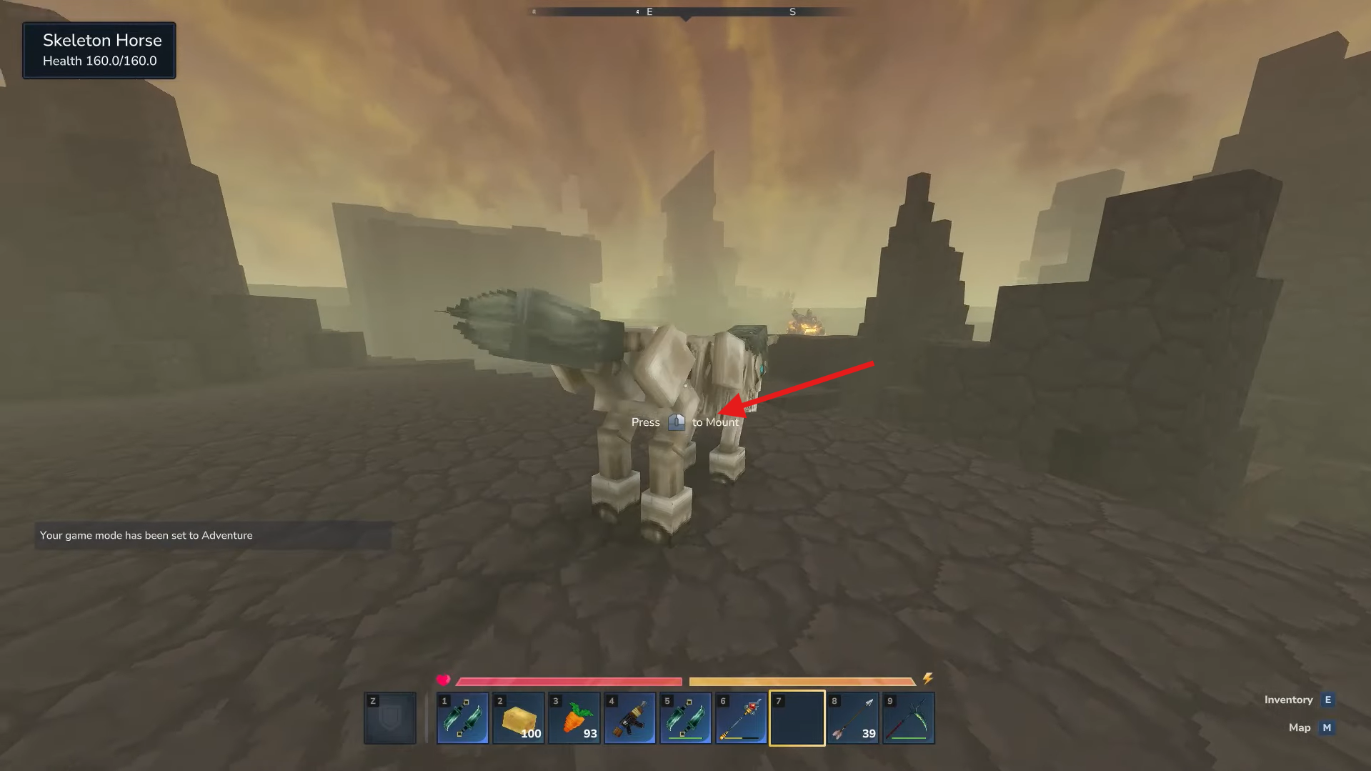 Mount directly. Image credits: Hypixel Studios / YouTube: Udisen Games