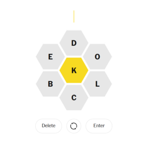 NYT Spelling Bee - 23 January 2026