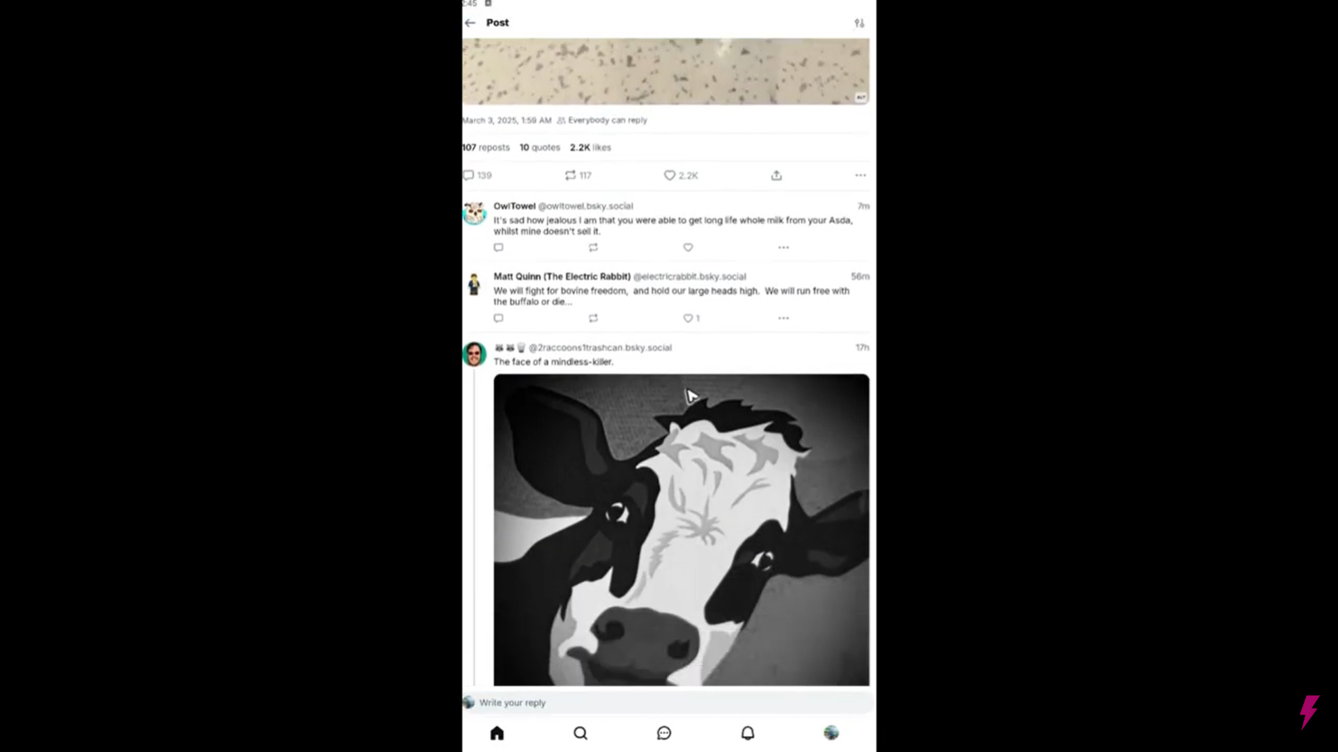 Image credit: Bluesky / Via: YouTube - Answer ASAP