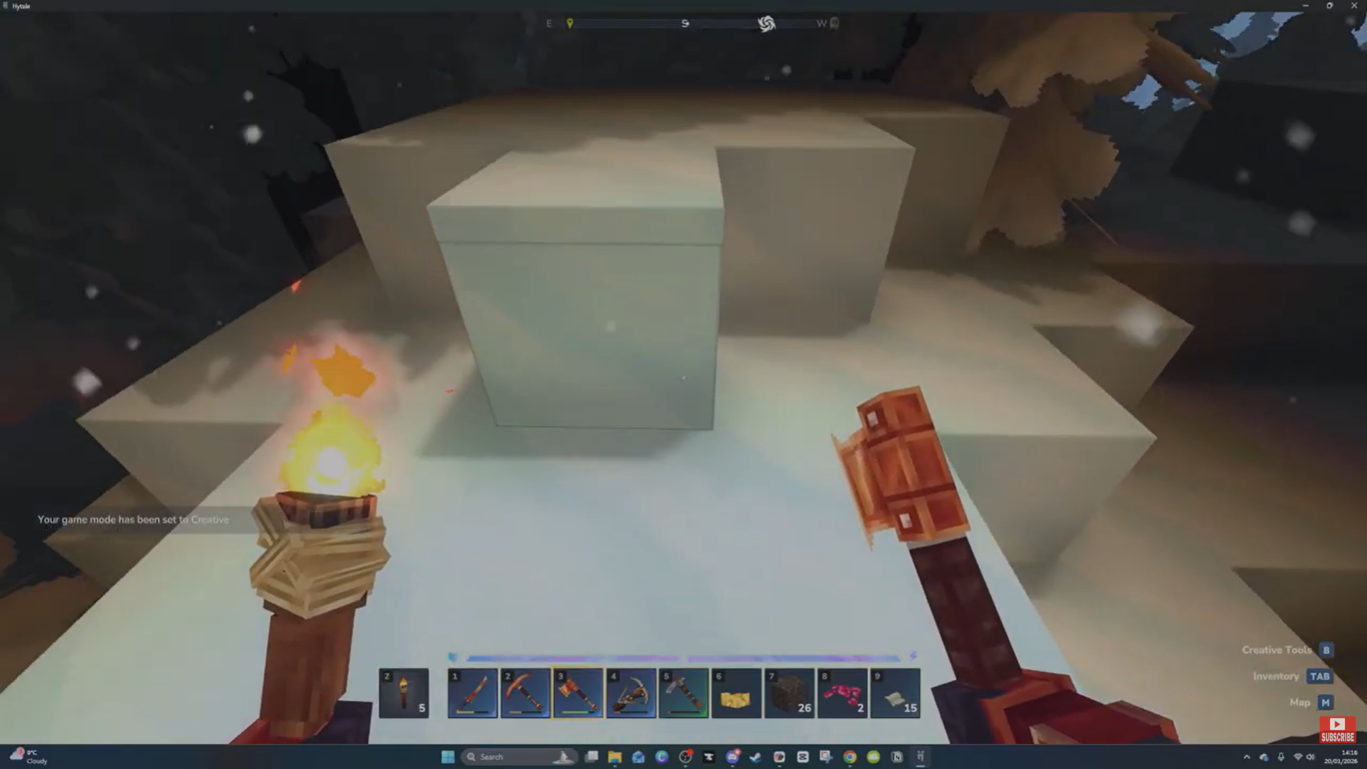 Diamonds in Hytale are in Snow biomes (Image credit: Hypixel Studios / Via: YouTube – Javiherobrine)
