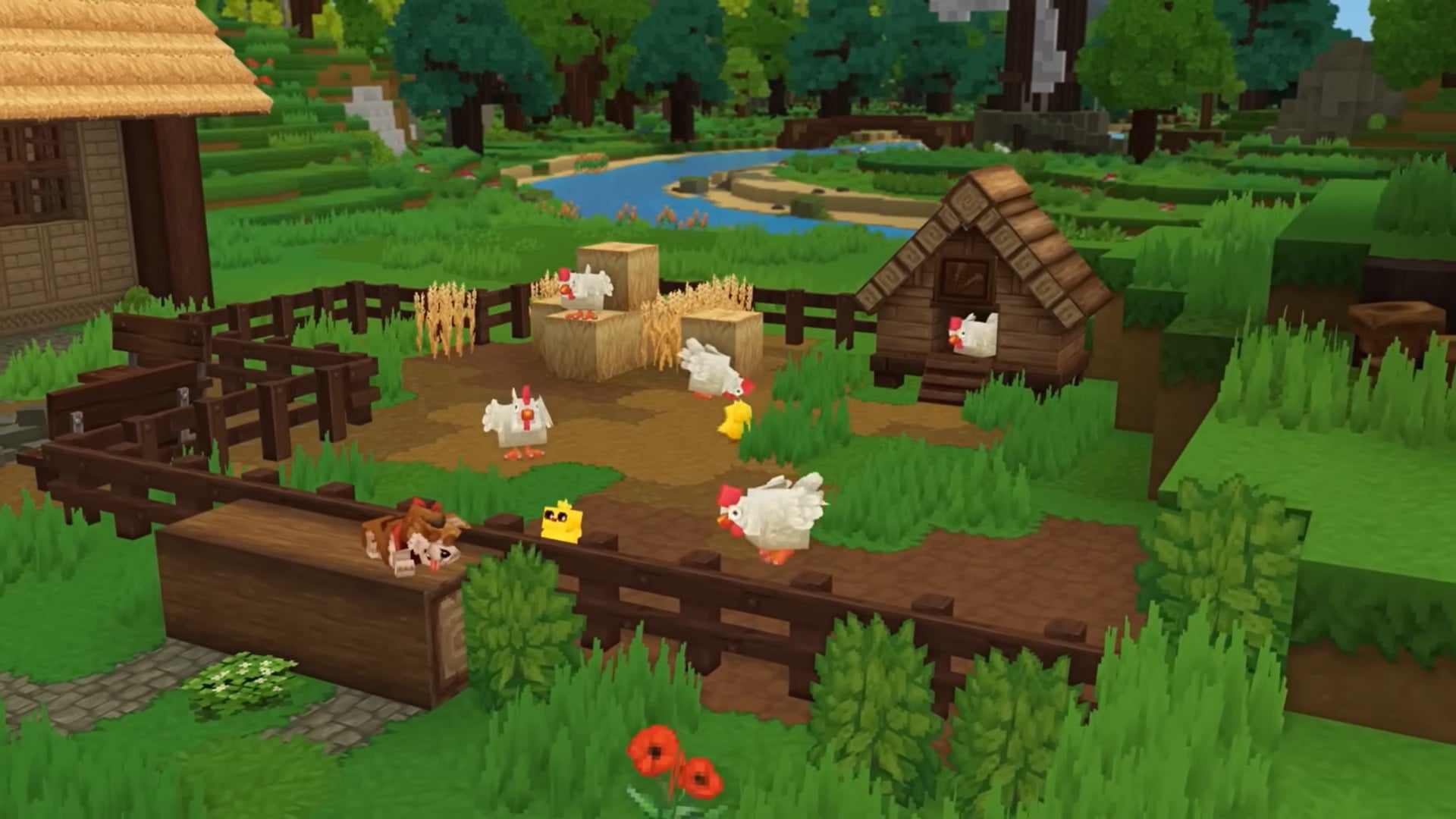 Farm in Hytale (Image credit: Hypixel Studios)