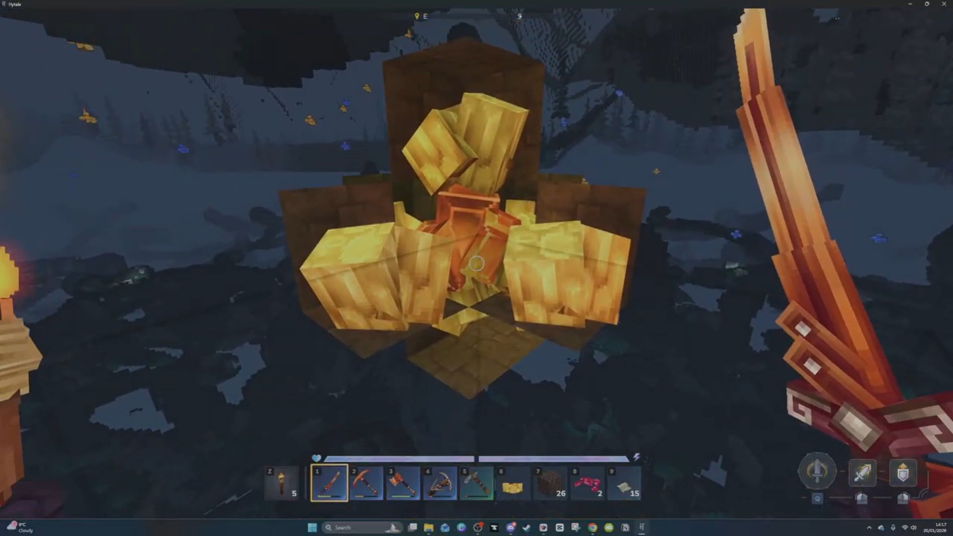 Topaz in Hytale (Image credit: Hypixel Studios / Via: YouTube – Javiherobrine)