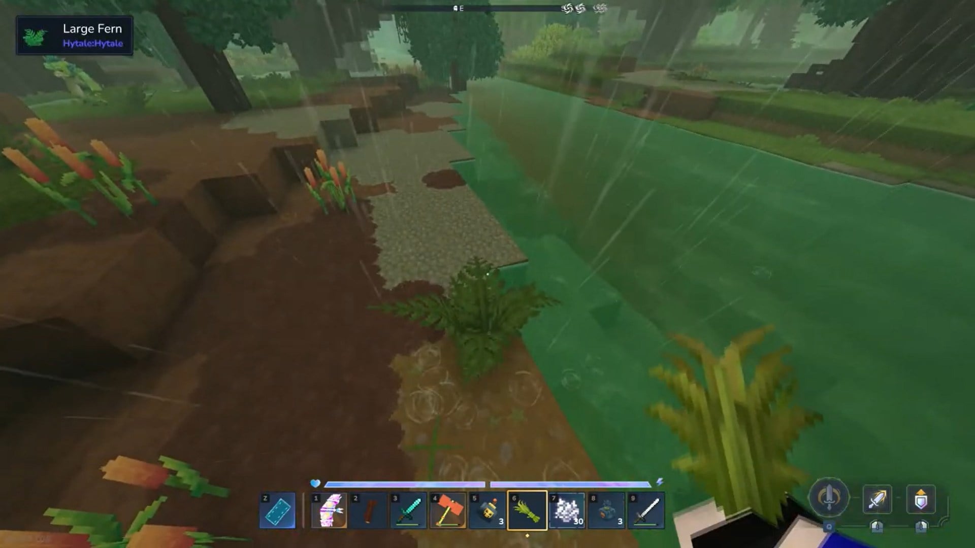 Large Fern in Hytale (Image credit: Hypixel Studios / Via: YouTube - Udisen Games)