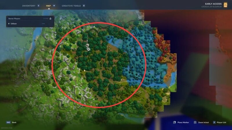 Swamps location in Hytale (Image credit: Hypixel Studios / Via: YouTube - Udisen Games)