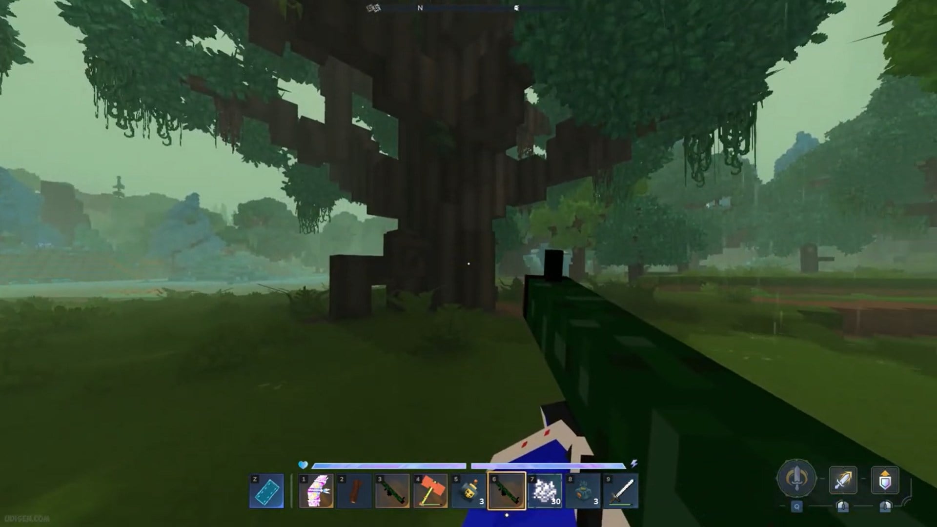 Swamp tree (Image credit: Hypixel Studios / Via: YouTube - Udisen Games)