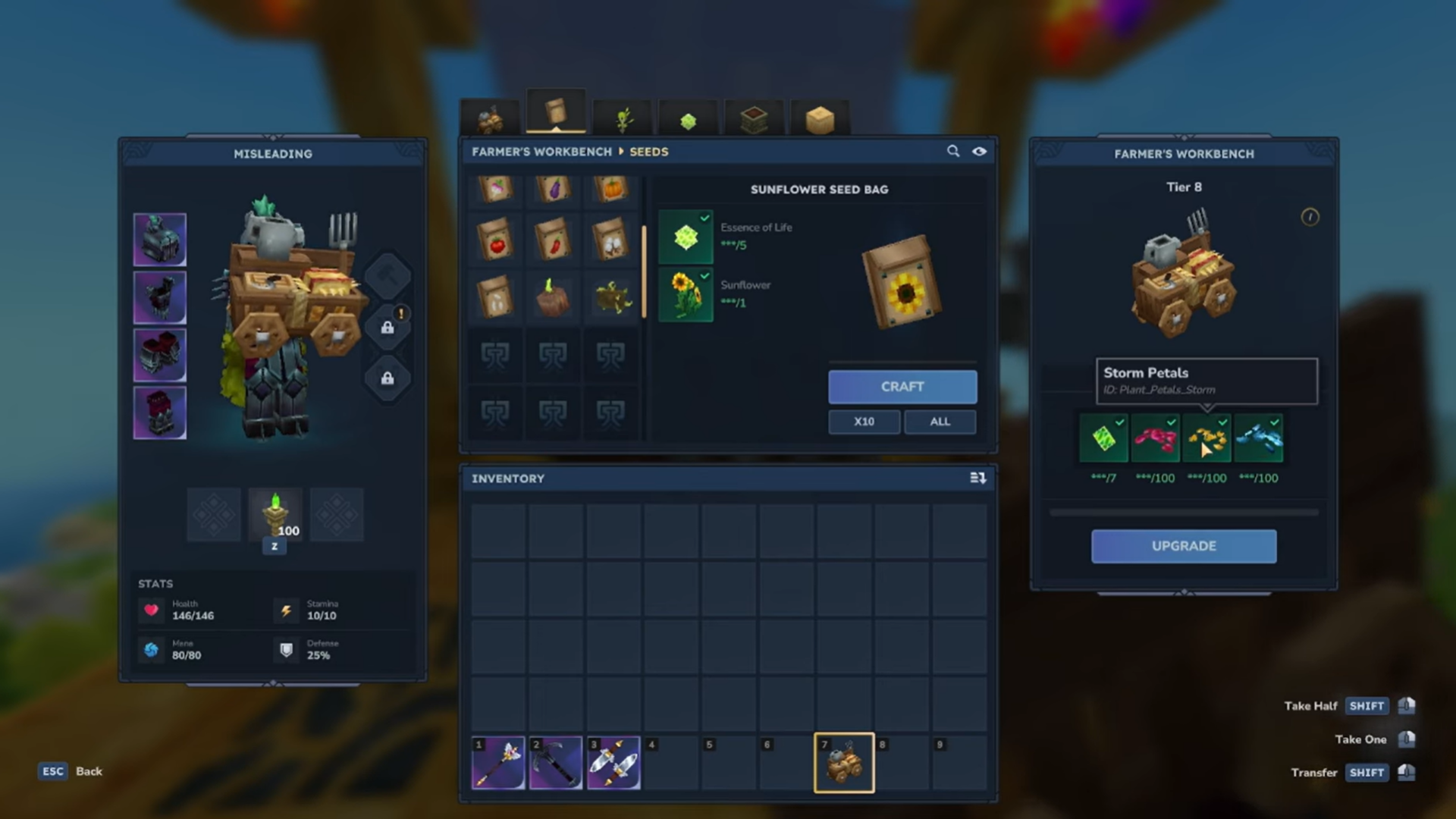 Farmer Workbench Tier 9 Hytale (Image credit: Hypixel Studios / Via: YouTube - Yumj and Misleading)