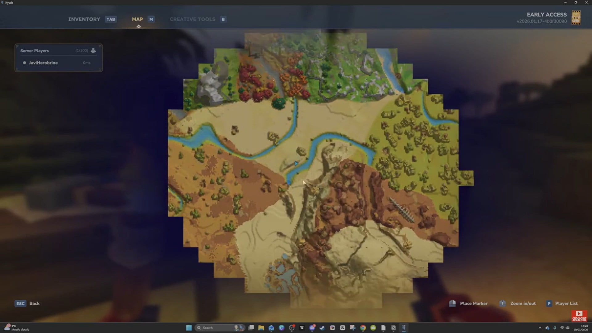 Red Sandstone Cobble location in Hytale (Image credit: Hypixel Studios / Via: YouTube – Javiherobrine)