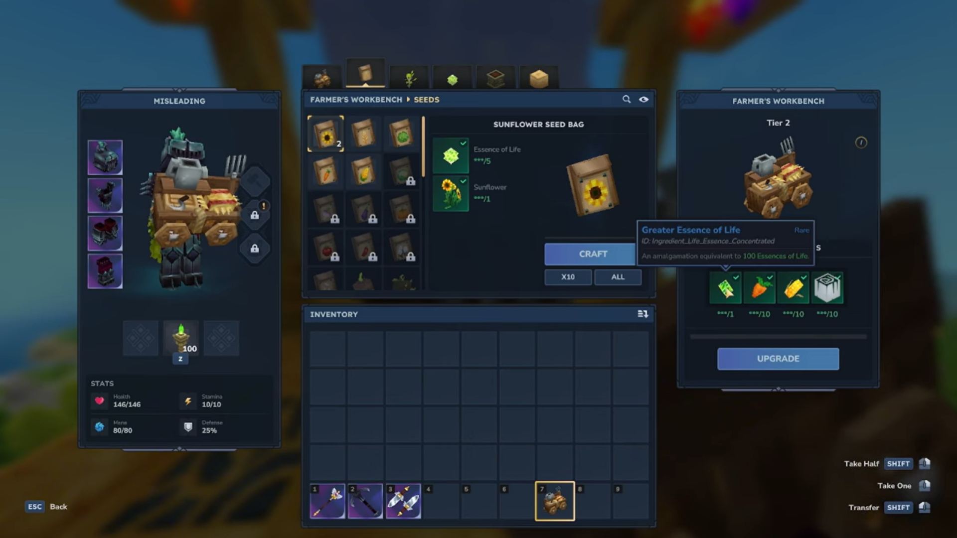 Farmer Workbench Tier 3 Hytale (Image credit: Hypixel Studios / Via: YouTube - Yumj and Misleading)