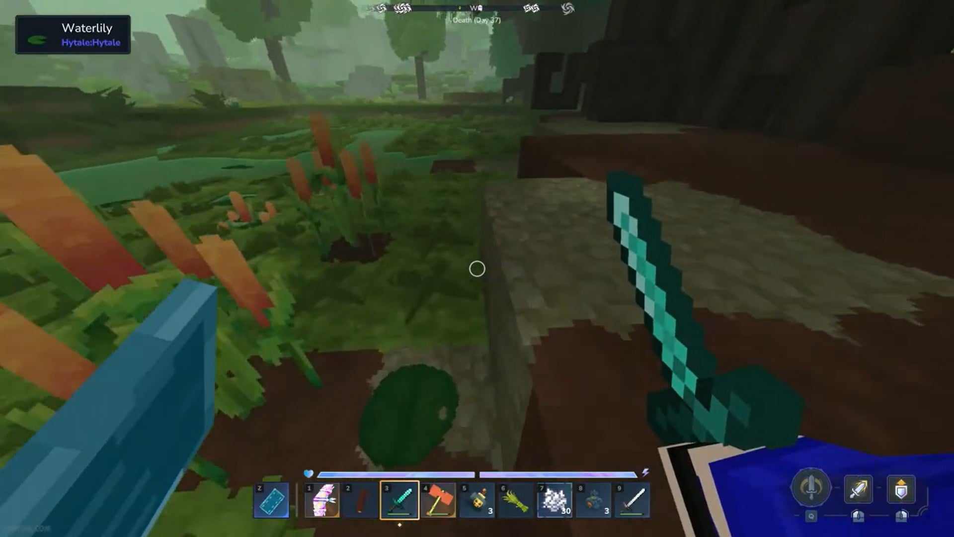 Water lilies in Hytale (Image credit: Hypixel Studios / Via: YouTube - Udisen Games)