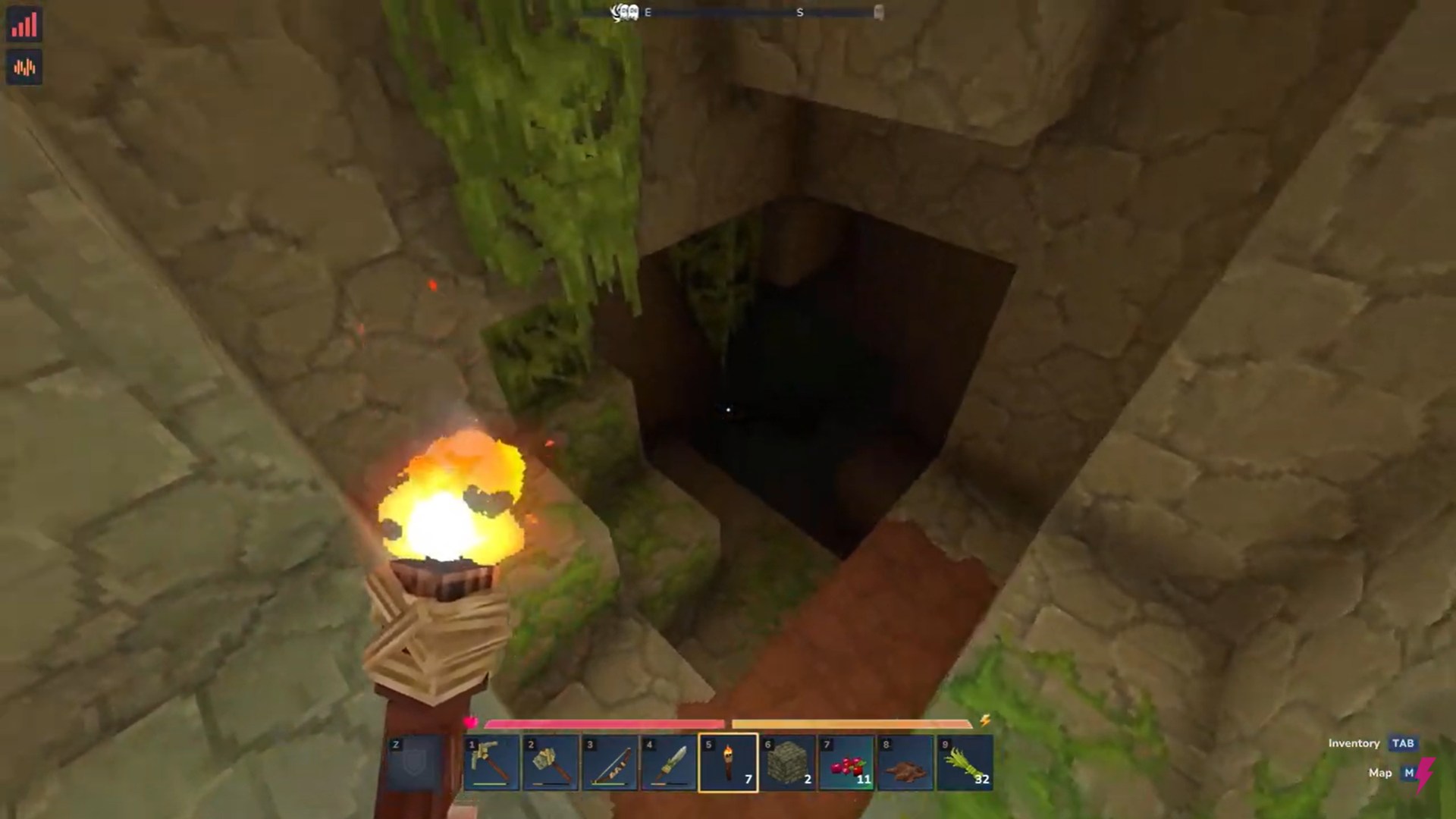 Get into an underground cave (Image credit: Hypixel Studios / Via: YouTube - Answer ASAP)