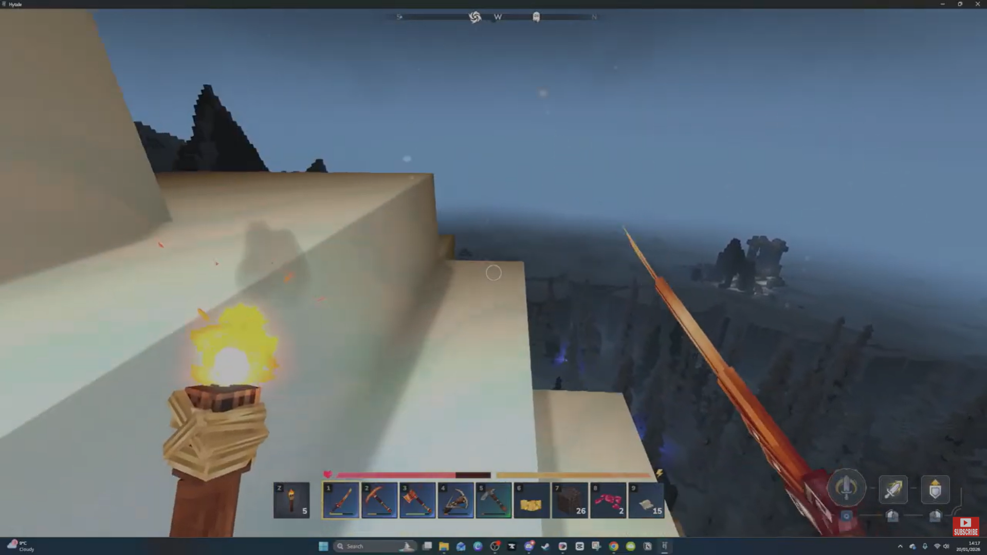 Topaz in Hytale are in Snow Biomes (Image credit: Hypixel Studios / Via: YouTube – Javiherobrine)