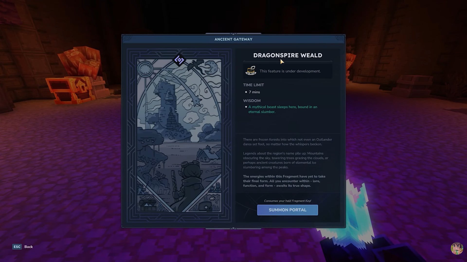 Dragonspire Weald Fragment Summon - Hytale