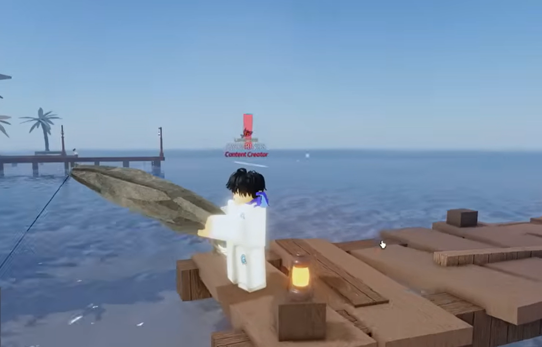 Dave Rod in Fisch Image credits: Roblox / YouTube: DYOGRINDS