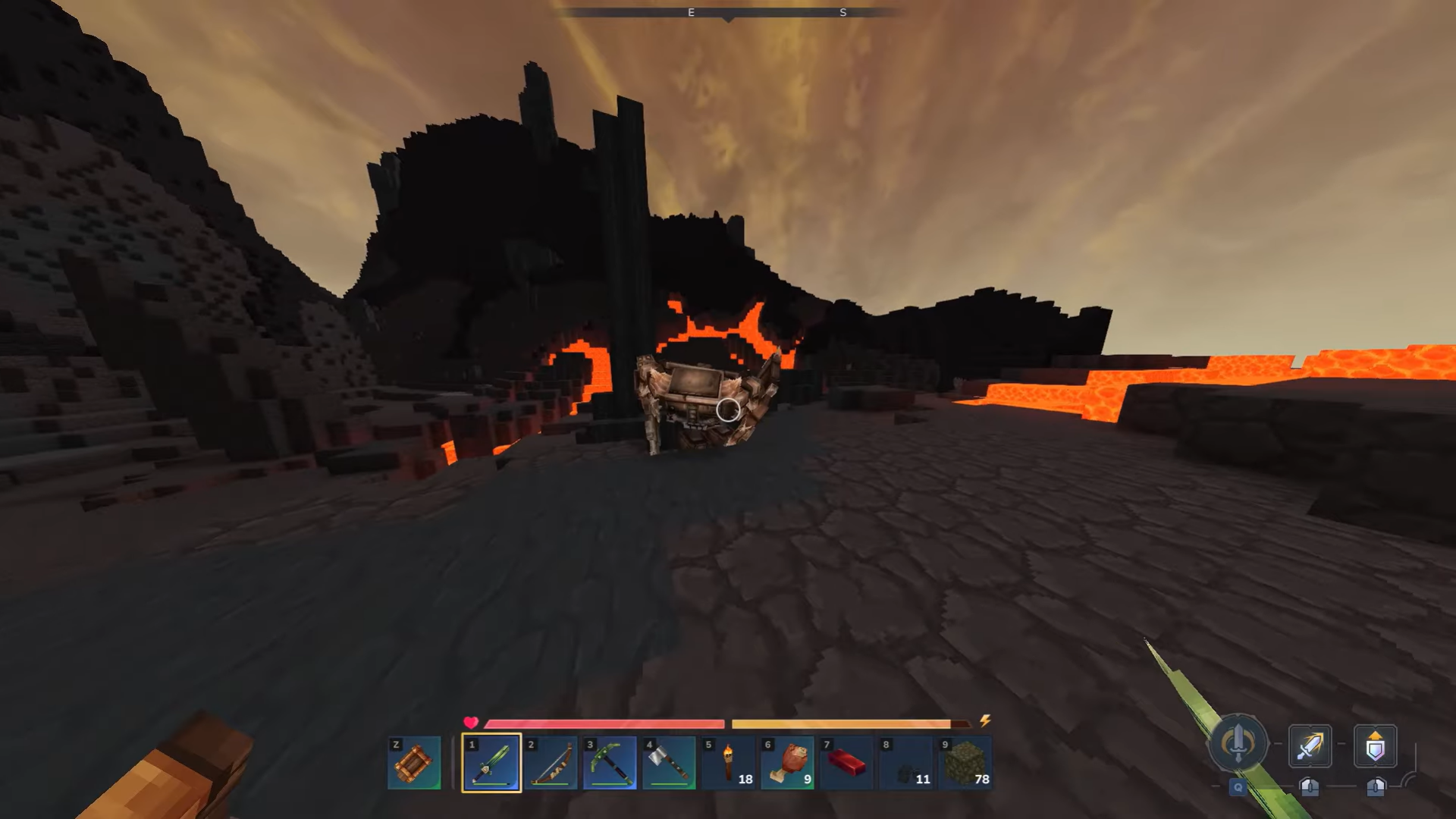 Reach the upper sections (Image credit: Hypixel Studios / Via: YouTube - BundaBlox)