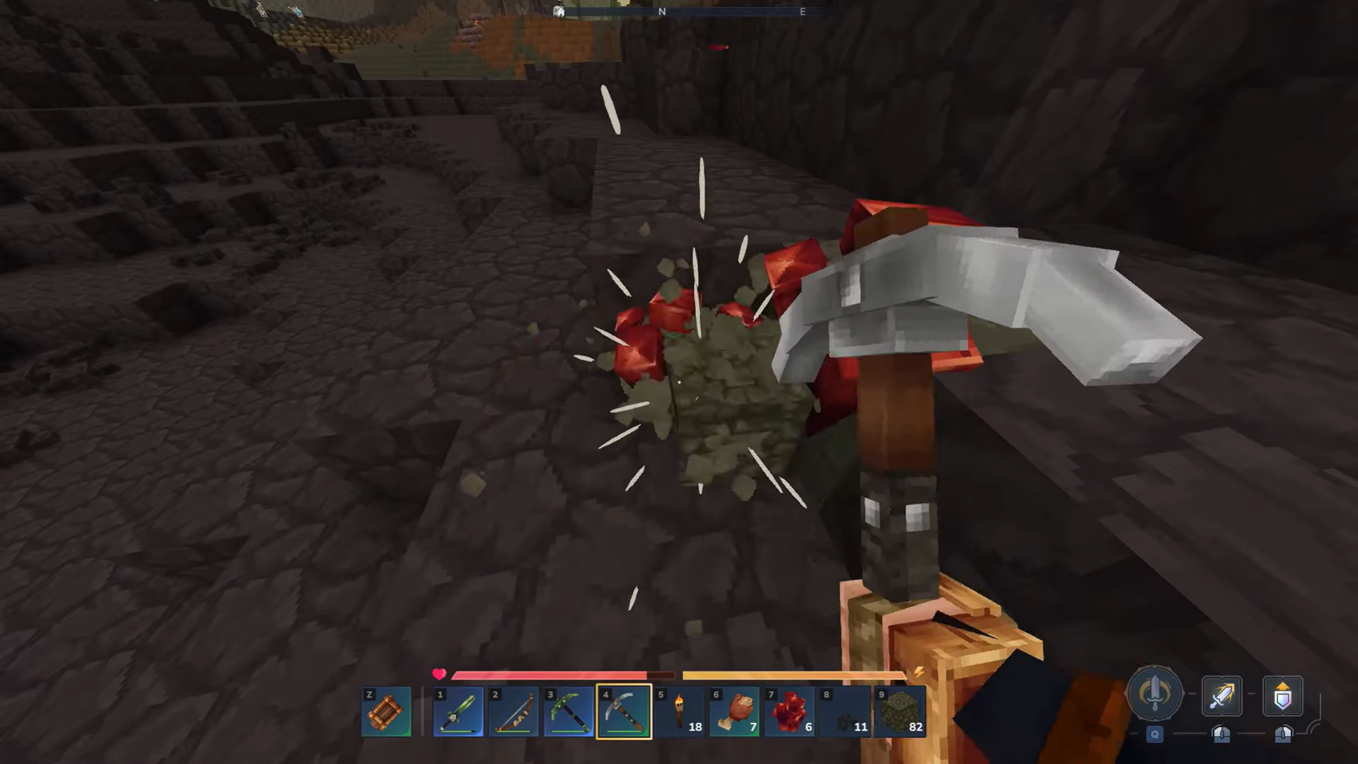 Mine the ore (Image credit: Hypixel Studios / Via: YouTube - BundaBlox)