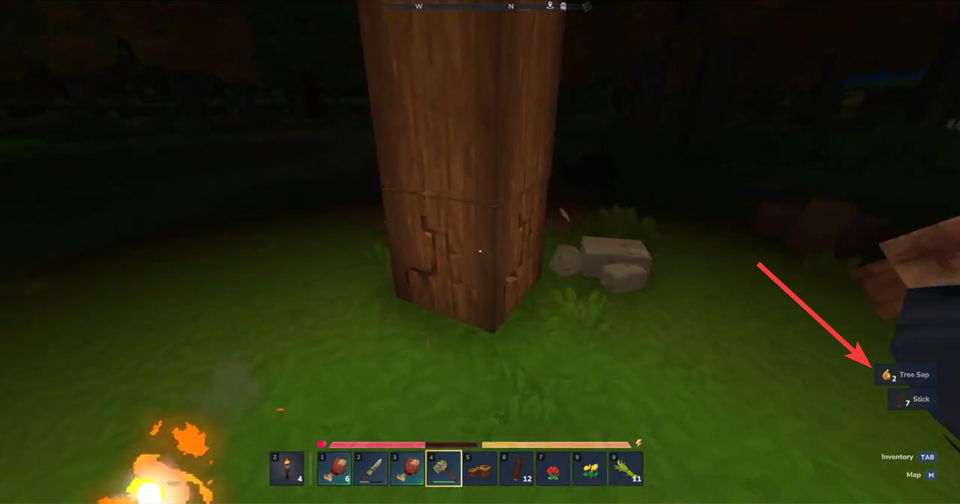 Tree Sap in Hytale (Image credit: Hypixel Studios / Via: YouTube - TipSeerch)