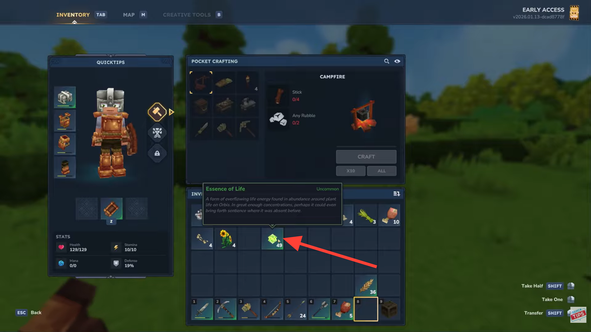 Essence of life (Image credit: Hypixel Studios / Via: YouTube – QuickTips)