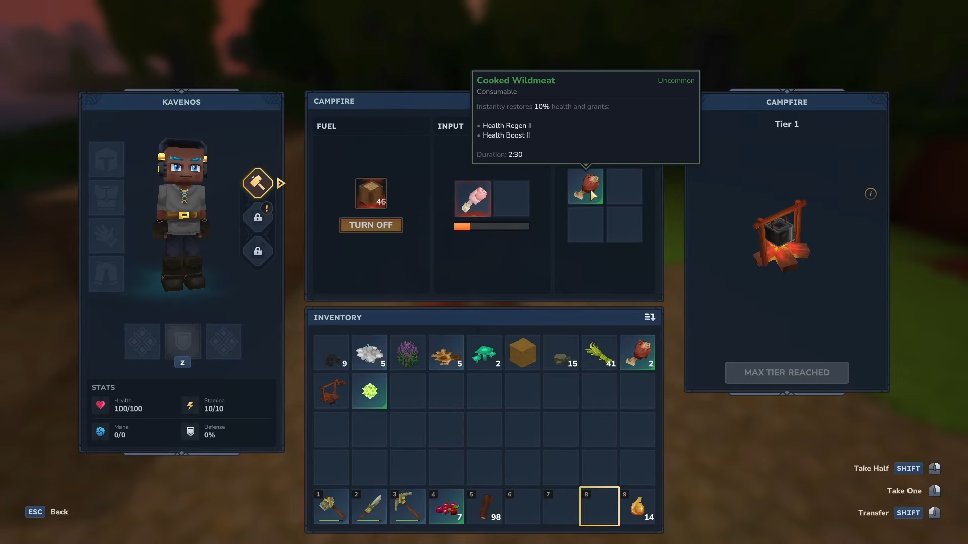 Get Cooked food (Image credit: Hypixel Studios / Via: YouTube - The Lost Noob)