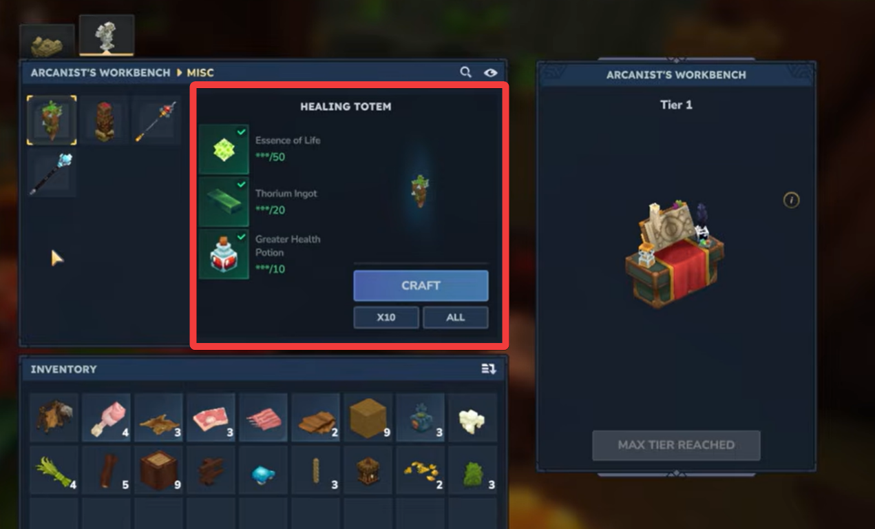 Healing Totem in Hytale (Image credit: Hypixel Studios / Via: YouTube - Hytale FR)