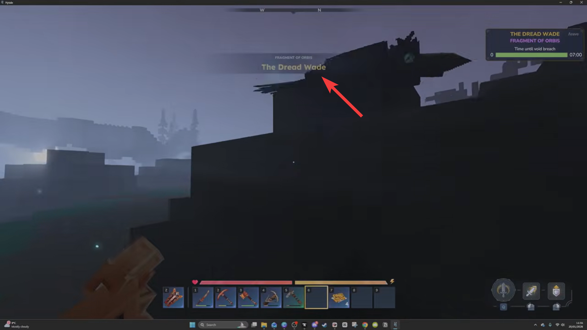 Enter the Dread Wade dimension (Image credit: Hypixel Studios / Via: YouTube - Javiherobrine)