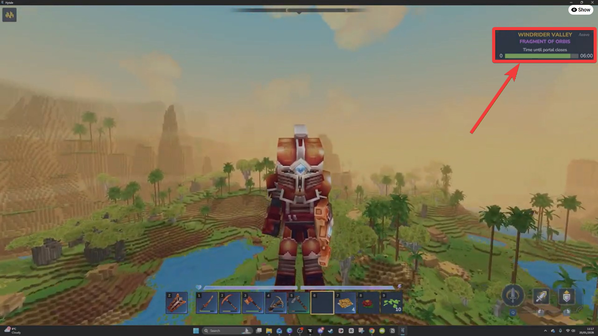 Enter Windrider Valley (Image credit: Hypixel Studios / Via: YouTube - Javiherobrine)