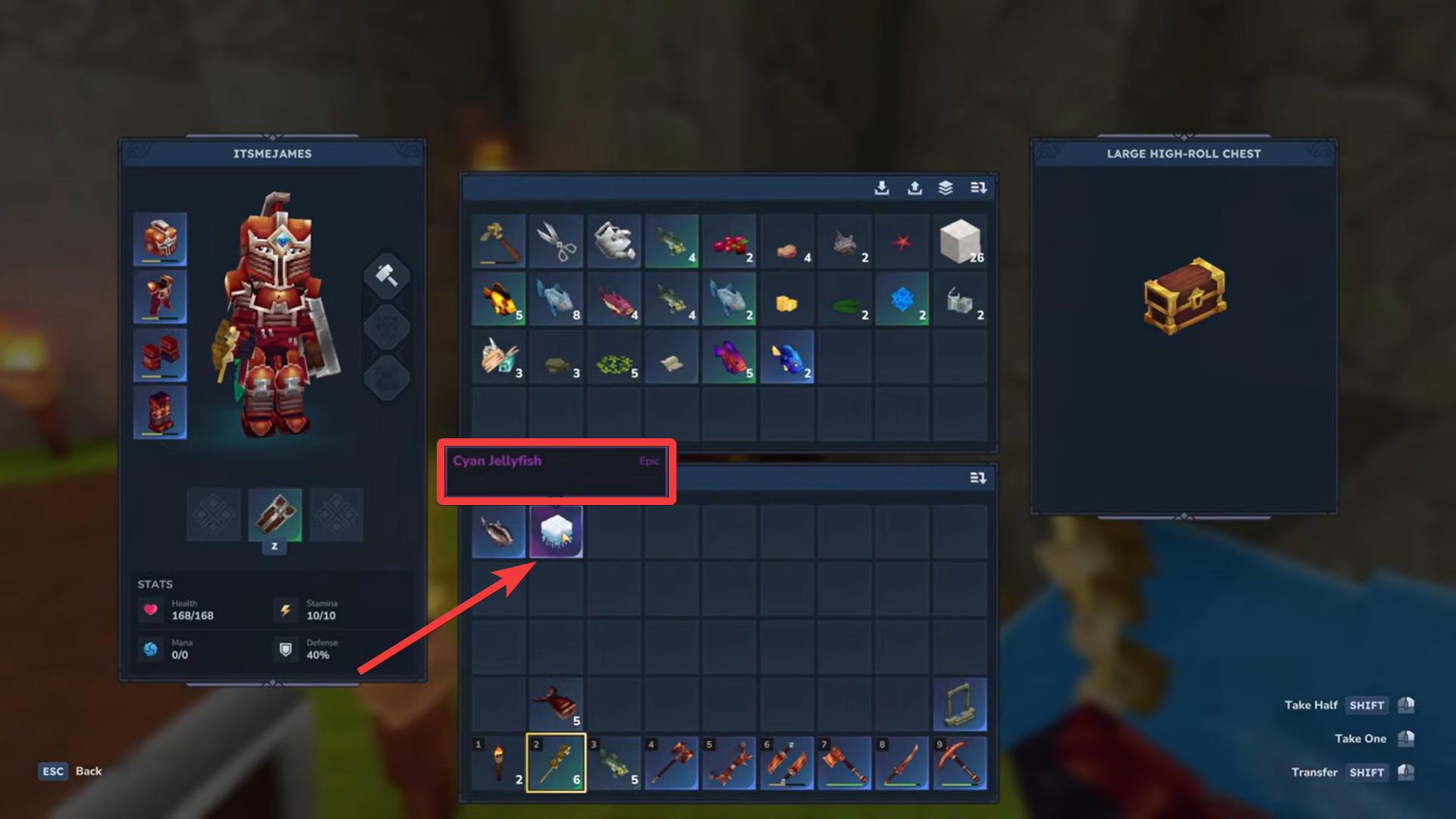 Cyan Jellyfish in Hytale (Image credit: Hypixel Studios / Via: YouTube - ItsMeJames)