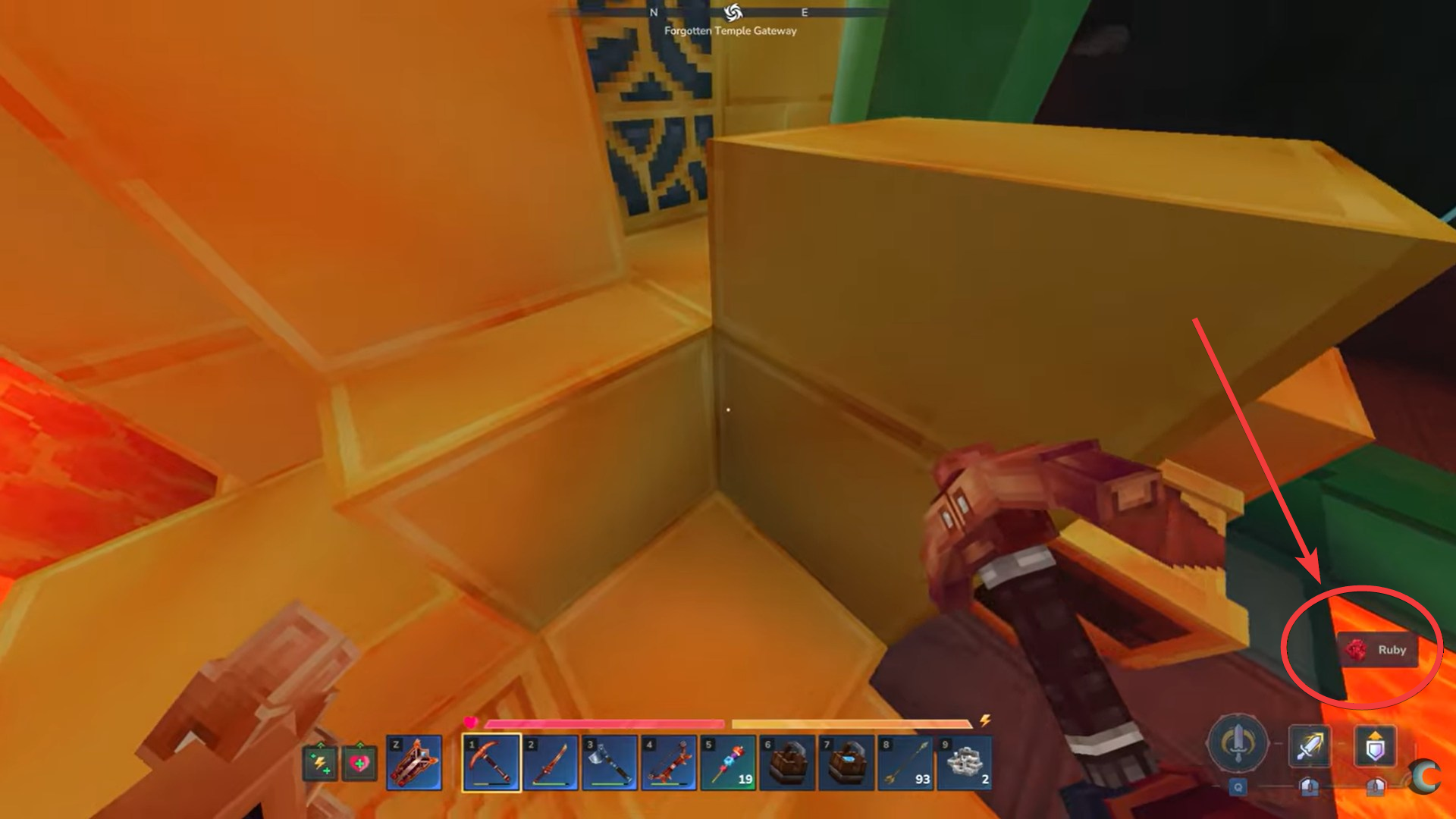Collect Ruby and return (Image credit: Hypixel Studios / Via: YouTube - Concon)