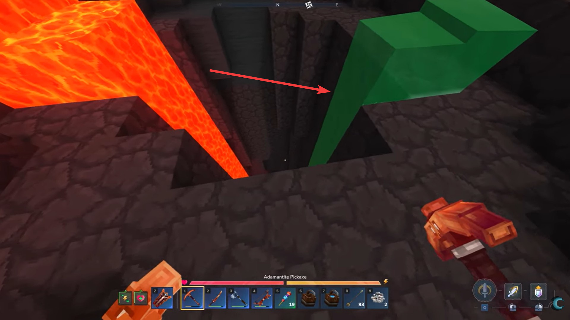 Move underground through water path (Image credit: Hypixel Studios / Via: YouTube - Concon)