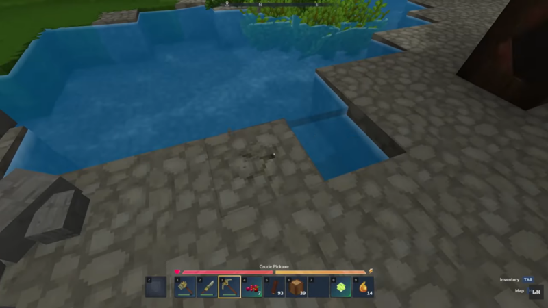 Get stone rubble (Image credit: Hypixel Studios / Via: YouTube - The Lost Noob)