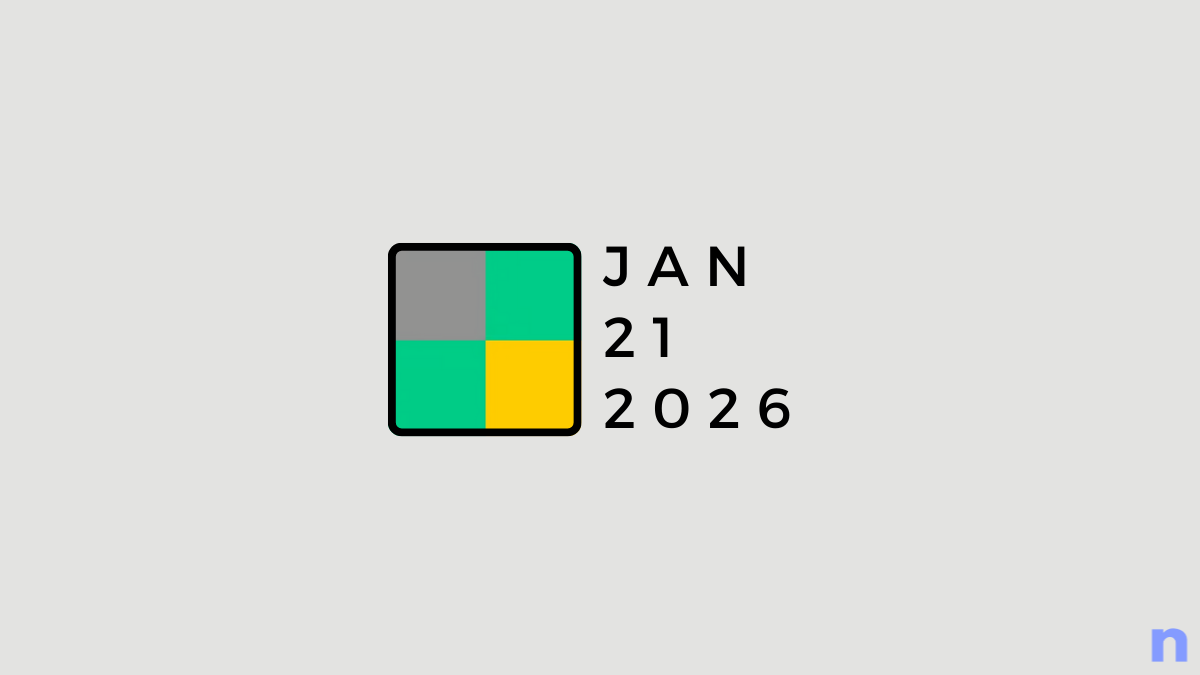 Quordle Hints and Answers - 21 January 2026