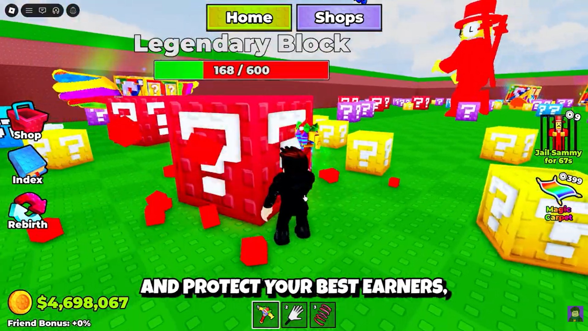 Image credit: Break a Brainrot / Via: YouTube - Roblox Guides