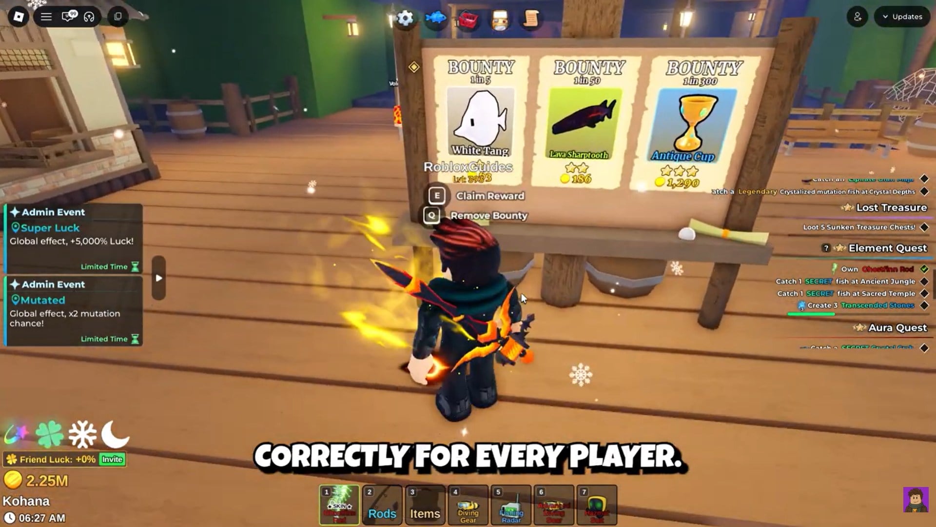 Image credit: Fish It Roblox / Via: YouTube - Roblox Guides