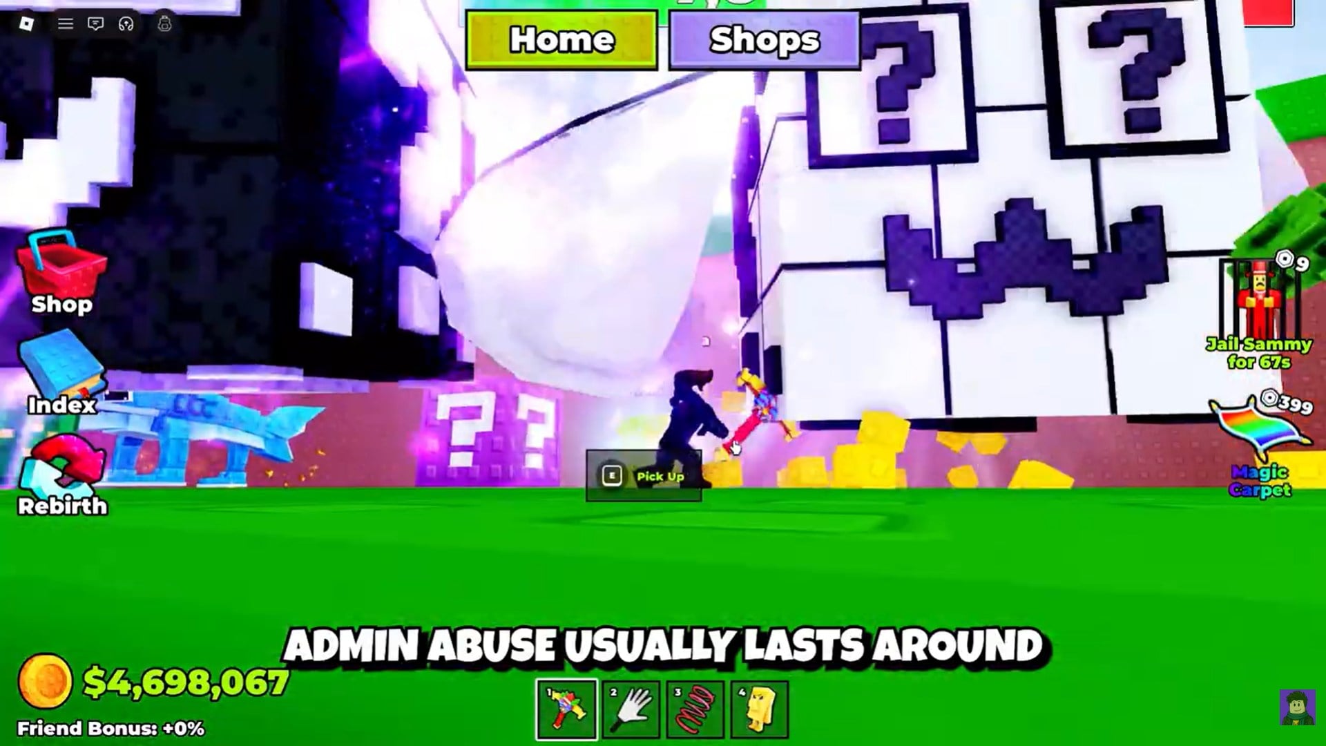 Image credit: Break a Lucky Block / Via: YouTube – Roblox Guides