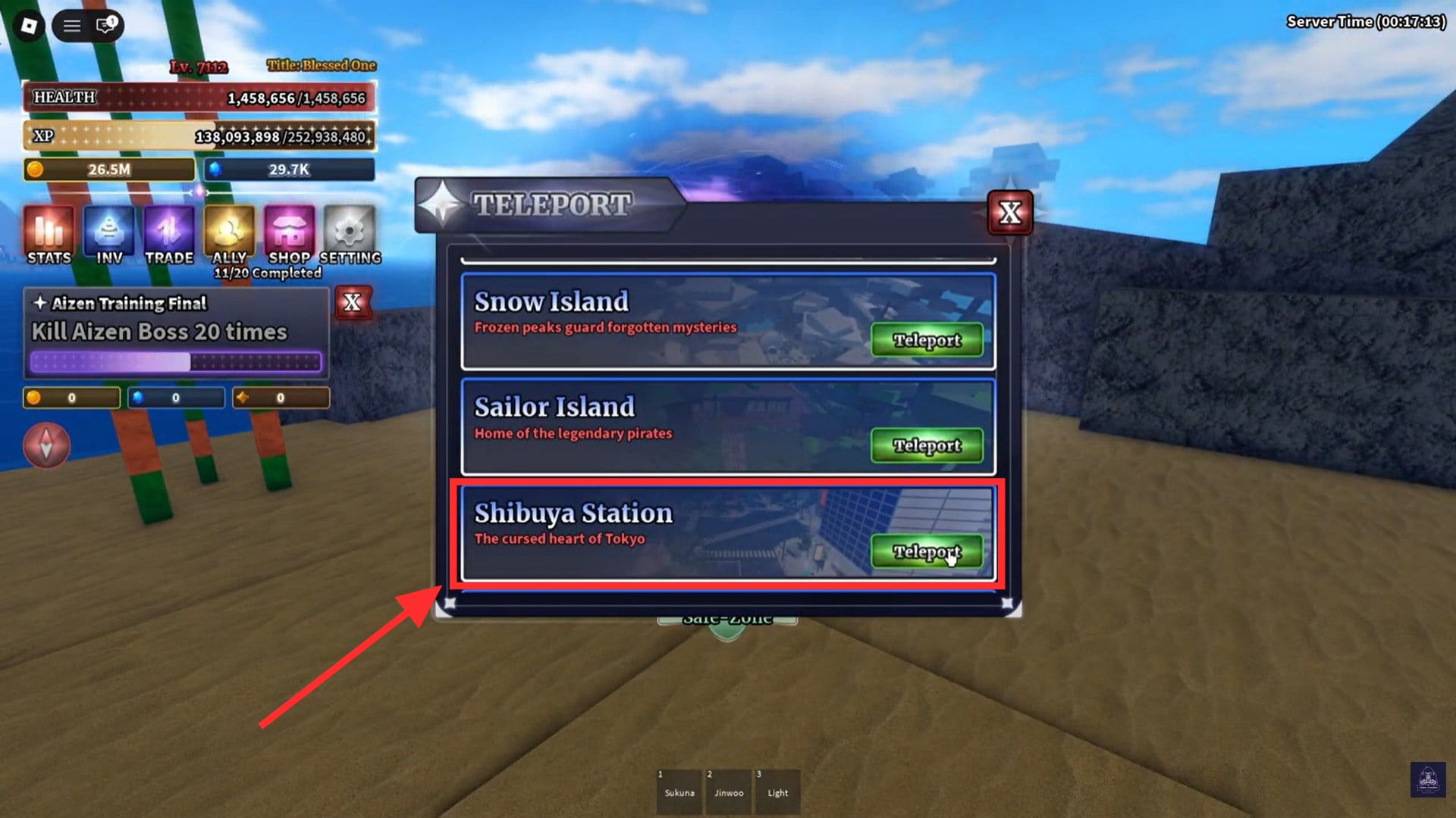 Image credit: Sailor Piece / Via: YouTube - Blox Fruit Guides