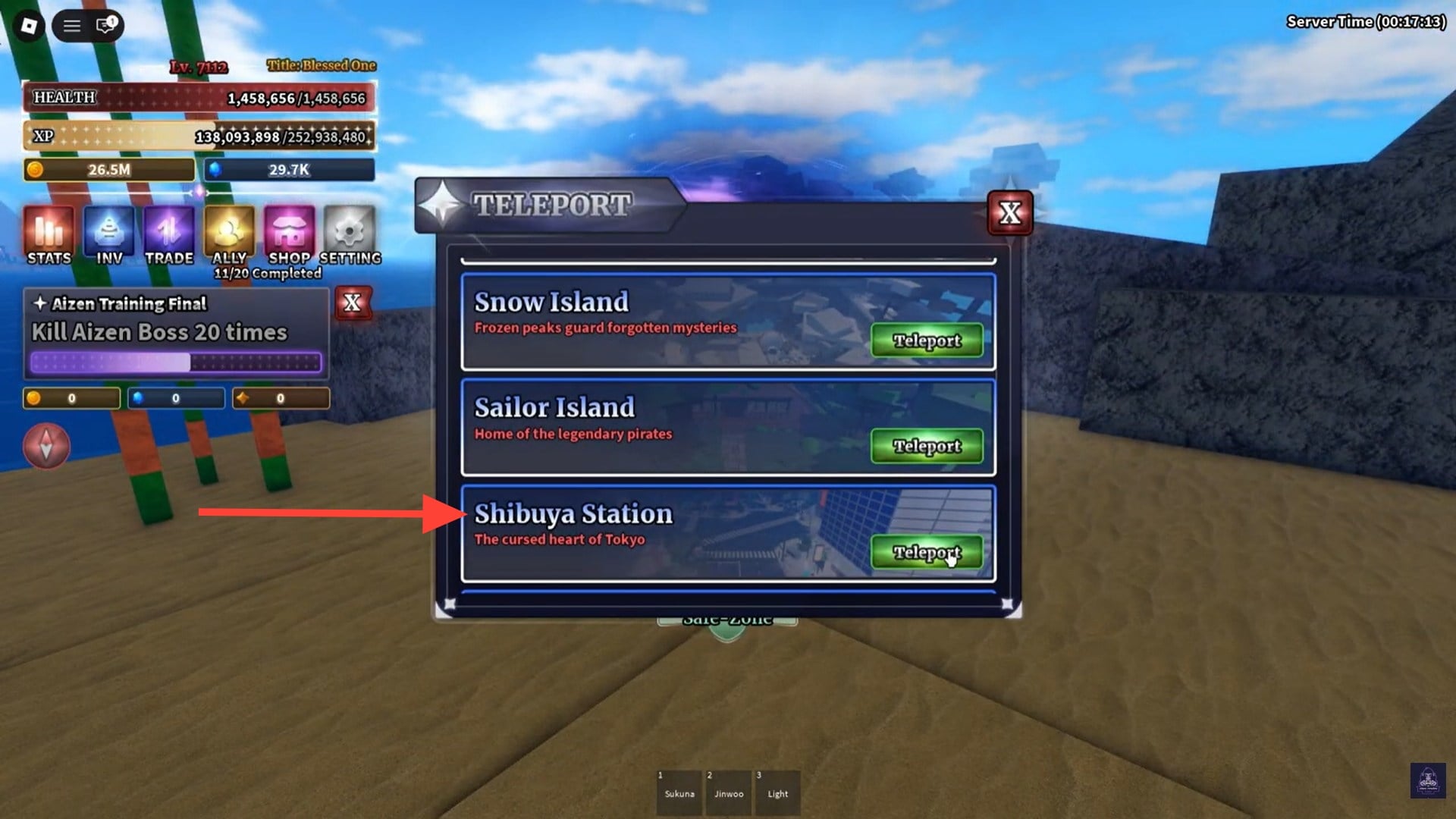 Image credit: Sailor Piece / Via: Blox Fruit Guides