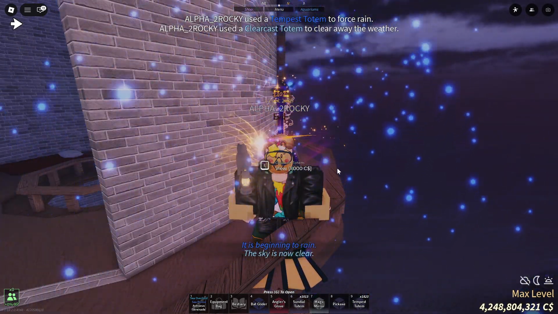 Fisch Clearcast Totem Location at Moosewood Lighthouse (Roblox Guide)