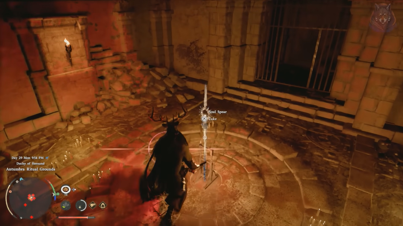 Soul Spear Location in Crimson Desert - Antumbra Ritual Grounds Tomb of Frozen Souls Guide