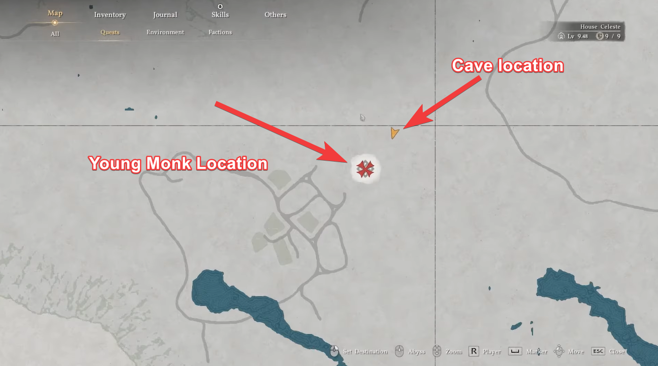 Crimson Desert Mystical Pine Mushroom Location and Porin Cave in Young Monk's Request