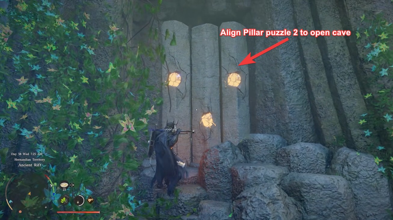 Crimson Desert Ancient Rift puzzle solution - cube 2 location