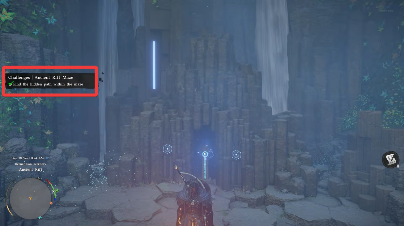 Crimson Desert Ancient Rift puzzle solution - final cube placement and completing the puzzle
