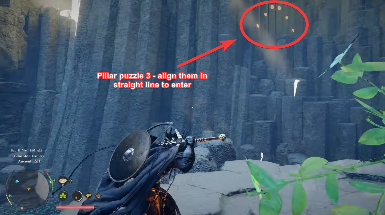 Crimson Desert Ancient Rift puzzle solution - cube 3 location