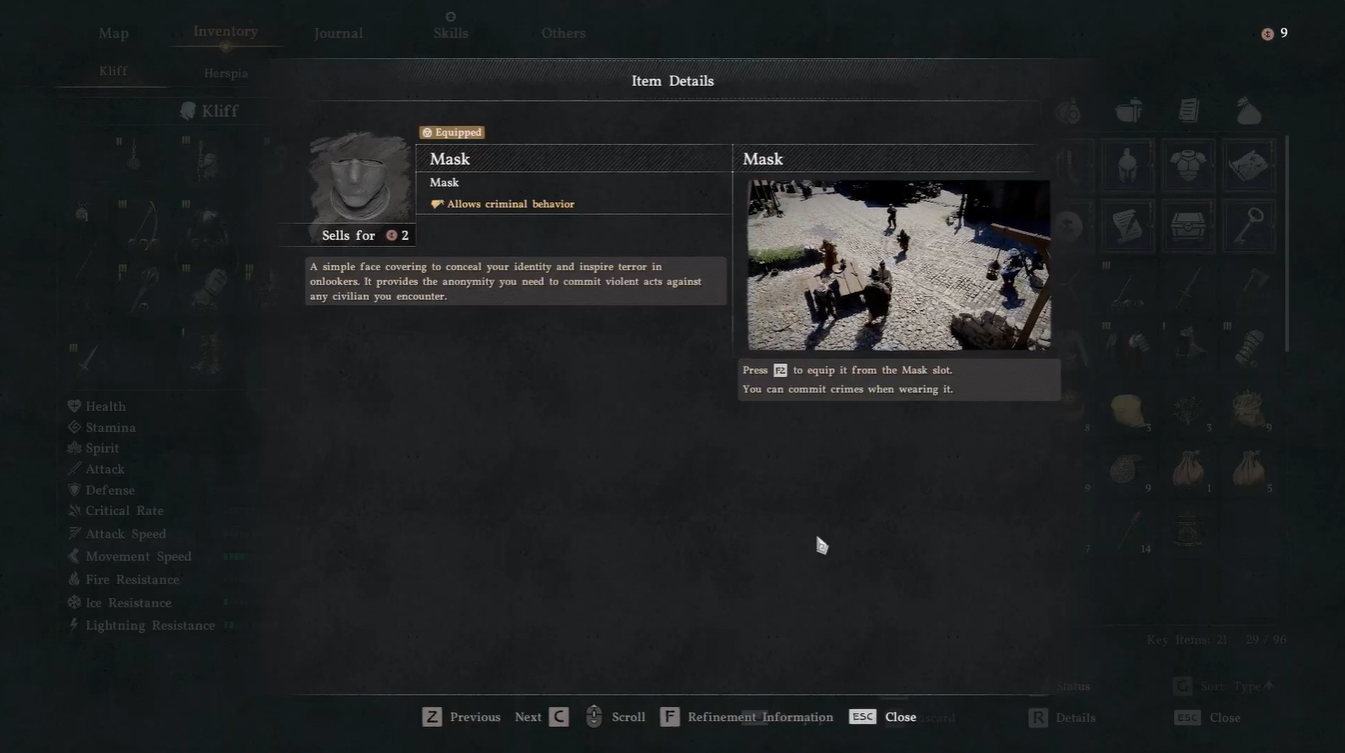 Mask crimson desert (Image credit: Pearl Abyss / Via: YouTube - ASAP)