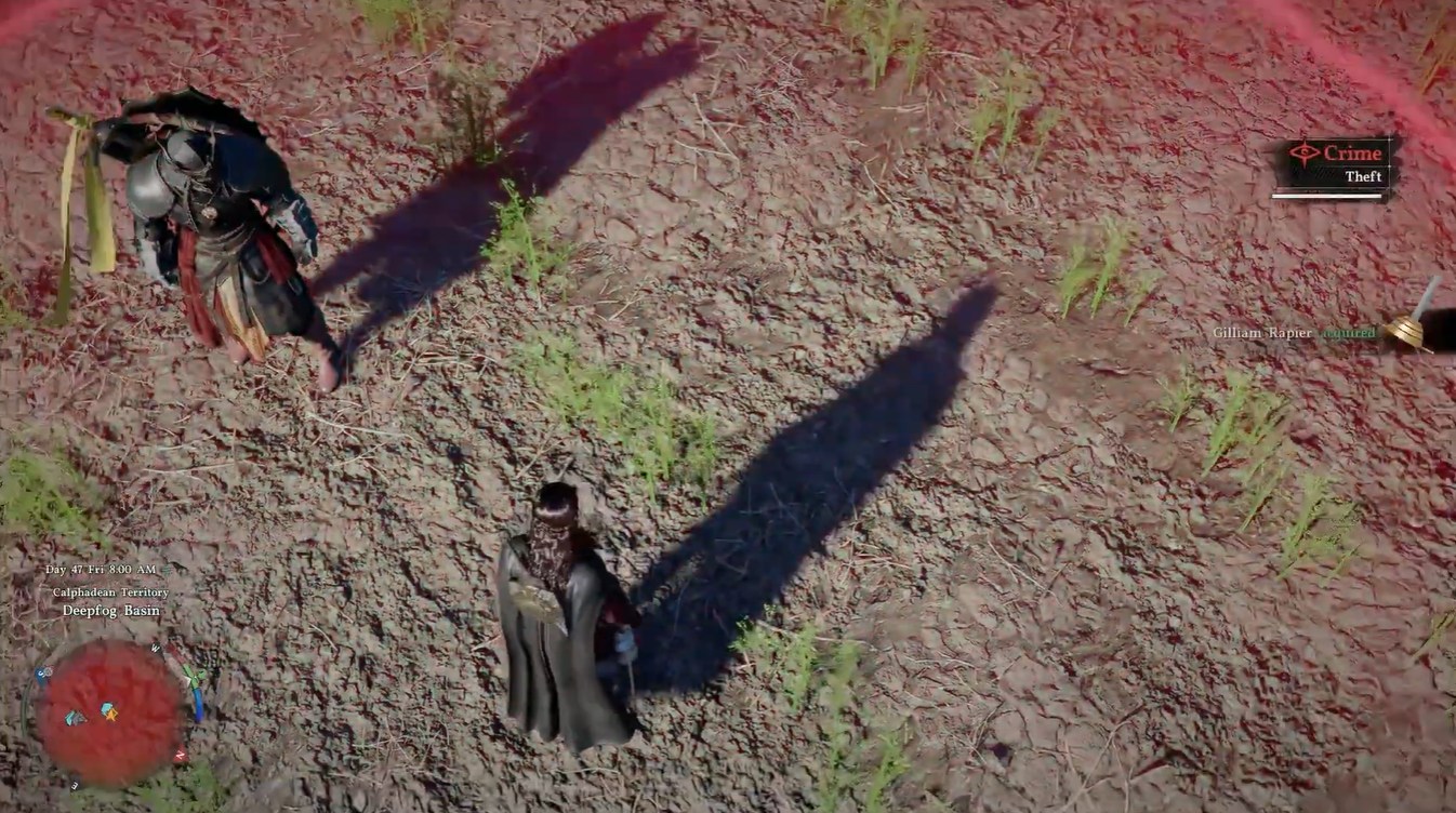 Gilliam Rapier location in Crimson Desert