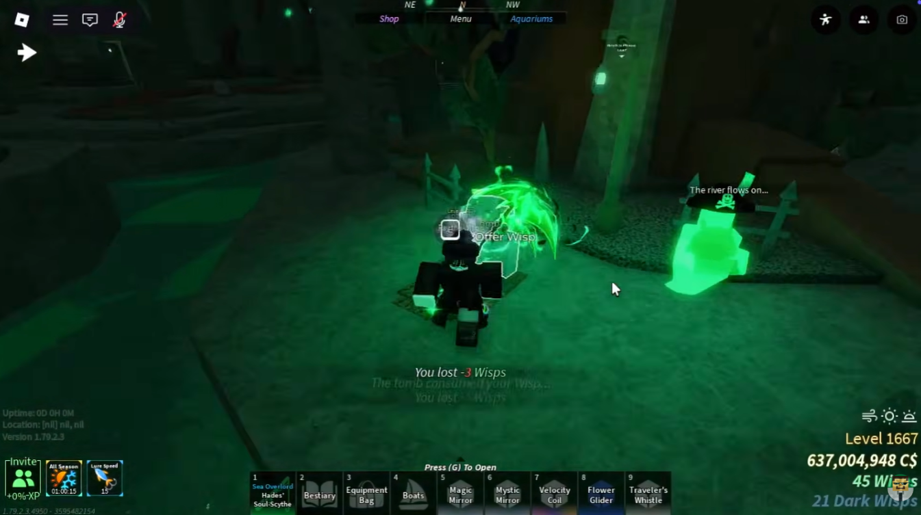 Fisch Styx Angler guide (Image credit: Fisch Roblox / Via: YouTube - MineBlox)