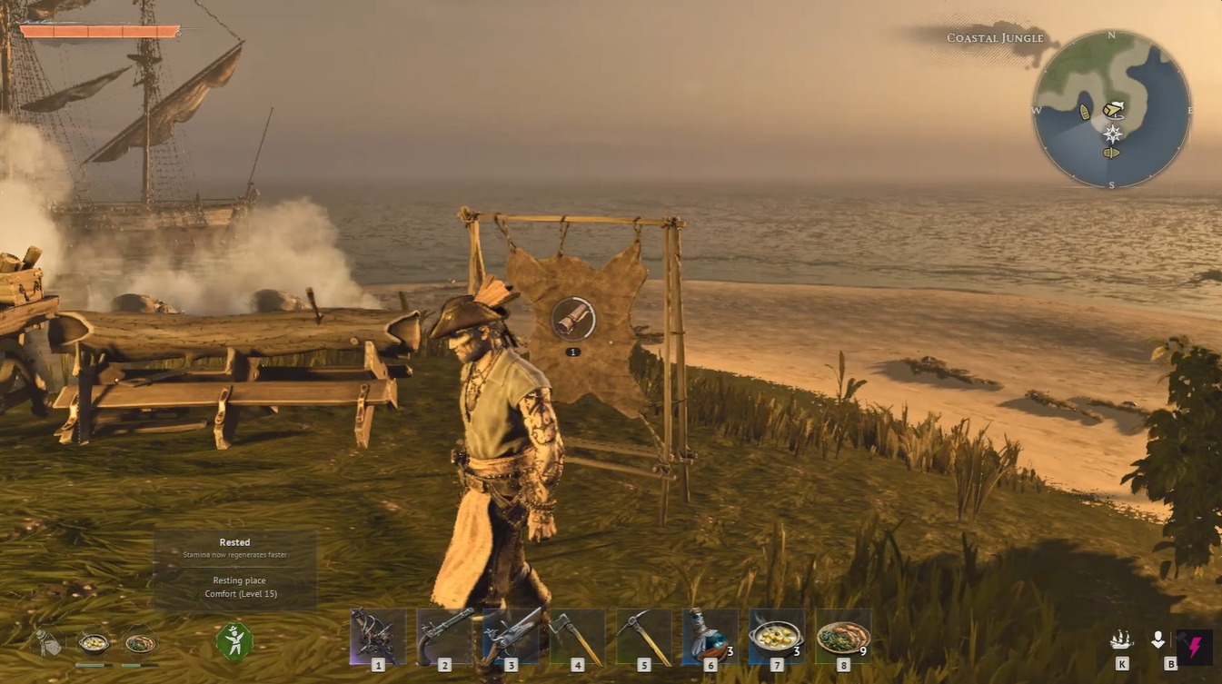 Windrose Tarred Fabric crafting (Image credit: Kraken Express / Via: YouTube - ASAP)