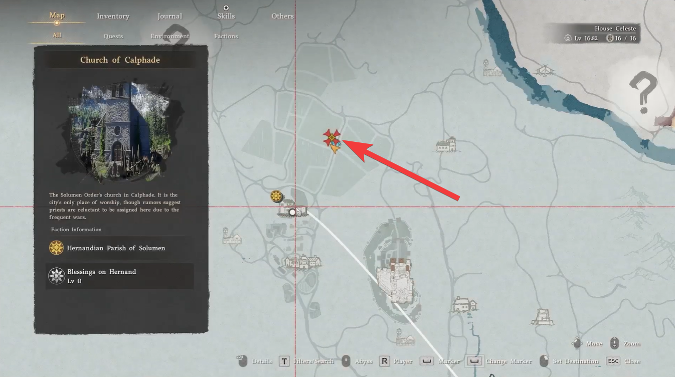 Gilliam Rapier location in Crimson Desert