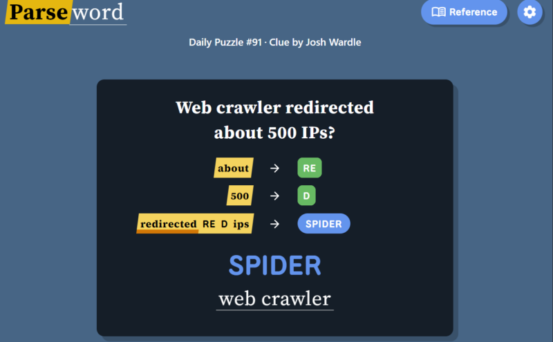 Parseword Hints and Solutions Today: April 30, 2026
