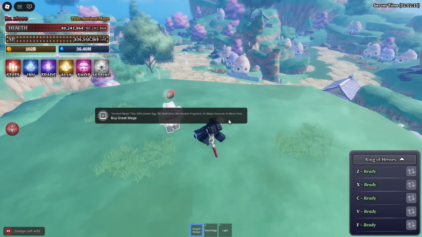 Mage Sword and Great Mage Sailor Piece (Image credit: Sailor Piece Roblox / Via: YouTube - Simple9064)